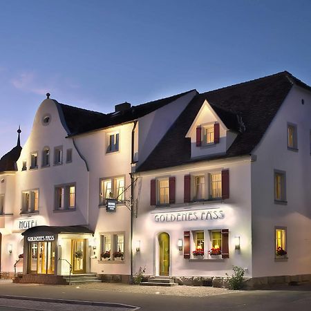 Hotel Goldenes Fass In רוטנבורג אוב דר טאובר מראה חיצוני תמונה
