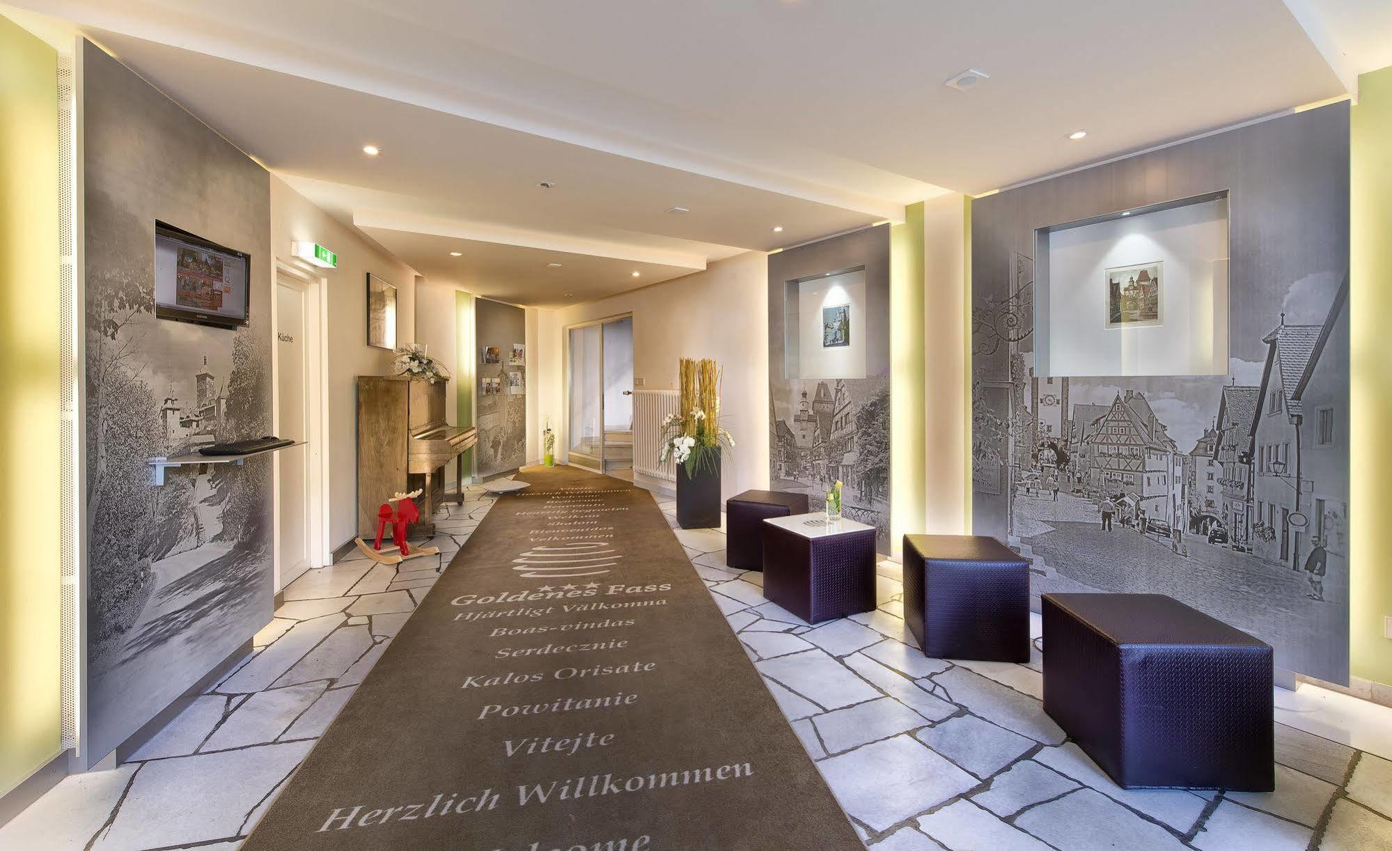 Hotel Goldenes Fass In רוטנבורג אוב דר טאובר מראה חיצוני תמונה